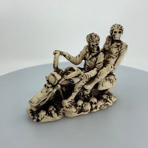 Traveler's Holy Motorcycle Death Skulls Skeletons and Bones Easy Rider Carved
